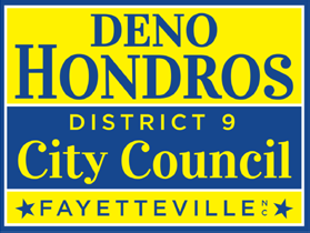 Deno Hondros Councilman District 9 Fayetteville NC